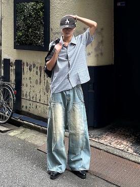 「アイテム（チャーム）」を使った、中村瑞輝(みずきち)さん（メンズ・176cm・20代）の夏コーディネート