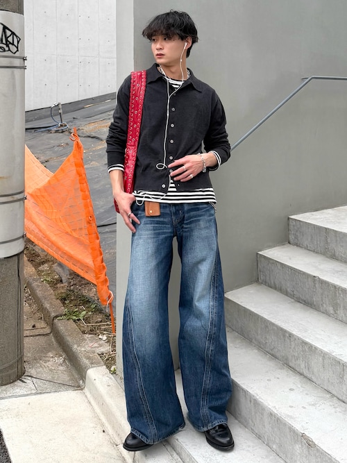 Knit polo cardigan / ニットポロカーディガン（カーディガン/ボレロ