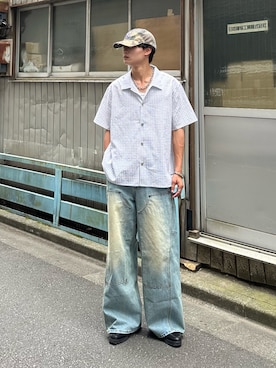「BASICKS（ベイシックス）のアイテム」を使った、中村瑞輝(みずきち)さん（メンズ・176cm）の夏コーディネート