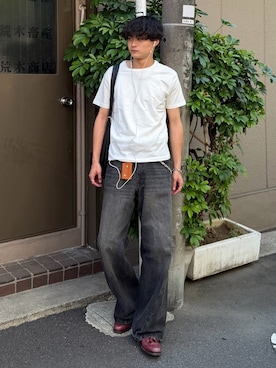 「Parts Lab.（パーツラボ）のアイテム」を使った、中村瑞輝(みずきち)さん（メンズ・176cm）の春コーディネート