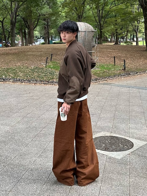 ZOZOMARKET by みずきち-カーブデザインデニム（デニムパンツ