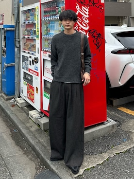 「アイテム（ブレスレット）」を使った、中村瑞輝(みずきち)さん（メンズ・176cm）の秋コーディネート