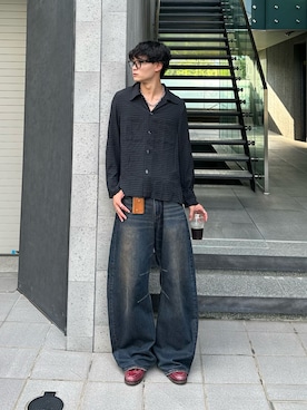 「アイテム（キーケース/キーアクセサリー）」を使った、中村瑞輝(みずきち)さん（メンズ・176cm）の秋コーディネート