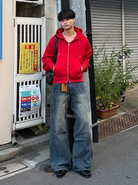 「アイテム（アクセサリー）」を使った、中村瑞輝(みずきち)さん（メンズ・176cm）の秋コーディネート