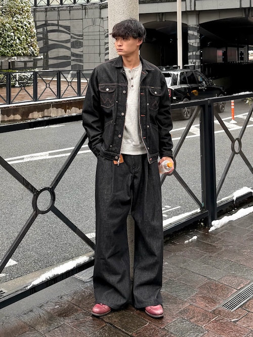 Wrangler × CamphorWood 】custom 2way trucker denim jacket【124MJ