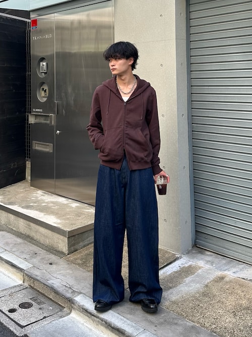 セール】ZOZOMARKET by みずきち-5ポケットバギーデニム（デニムパンツ