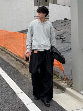 中村瑞輝(みずきち)さん（メンズ・176cm）の春コーディネート