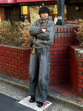 中村瑞輝(みずきち)さん（メンズ・176cm）の冬コーディネート