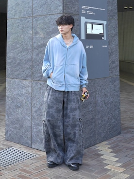 「アイテム（ブレスレット）」を使った、中村瑞輝(みずきち)さん（メンズ・176cm・20代）の秋コーディネート