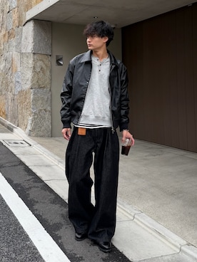 中村瑞輝(みずきち)さん(メンズ・176cm)の春コーディネート