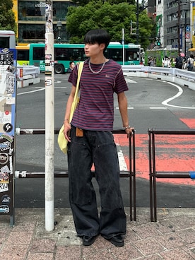 「アイテム（キーケース/キーアクセサリー）」を使った、中村瑞輝(みずきち)さん（メンズ・176cm・20代）の夏コーディネート