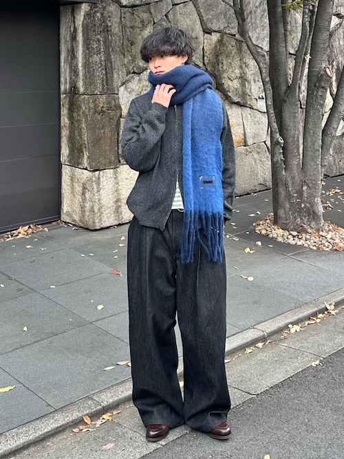 Cashmere Blend Gradation Muffler / カシミヤブレンドグラデーション