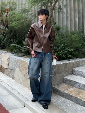 「アイテム（ブレスレット）」を使った、中村瑞輝(みずきち)さん（メンズ・176cm・20代）の秋コーディネート