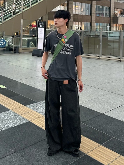 セール】ZOZOMARKET by みずきち-カーブデザインデニム（デニム