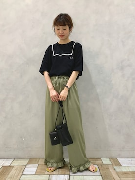 kondoさん（レディース・156cm）の夏コーディネート