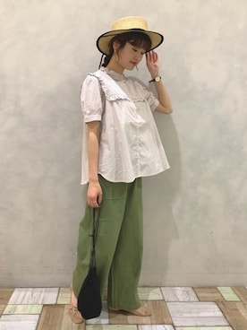 kondoさん（レディース・156cm）の夏コーディネート