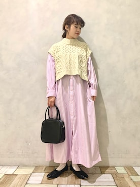 kondoさん（レディース・156cm）の冬コーディネート