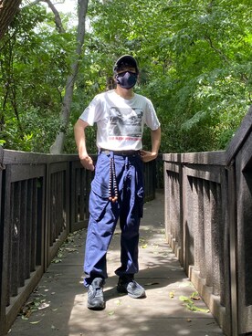 「ARIES(アリーズ)のアイテム」を使った、ramuperryさん(メンズ・170cm)の夏コーディネート