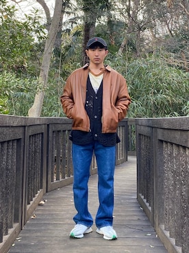 POLO RALPH LAURENのブルゾン（ブラウン系）を使ったメンズ人気