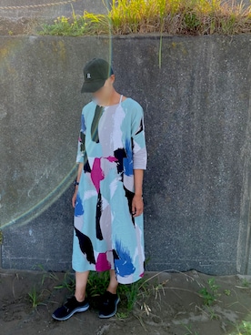 「crocs（クロックス）のアイテム（スニーカー）」を使った、hiro55さん（レディース・175cm）の夏コーディネート