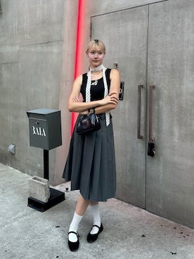 「ZARA（ザラ）のアイテム」を使った、すみなさん（レディース・171cm）の夏コーディネート