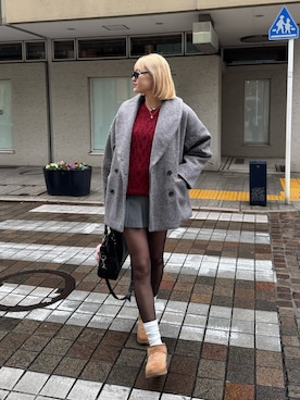 「LIAN（リアン）のアイテム」を使った、suminaさん（レディース・171cm）の冬コーディネート