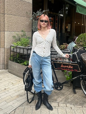 「BALENCIAGA（バレンシアガ）のアイテム」を使った、suminaさん（レディース・171cm）の春コーディネート