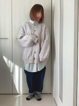 ちぃまゆちゃんさん（レディース・154cm）の冬コーディネート