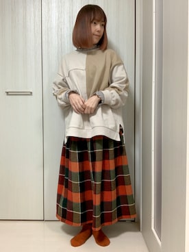 ちぃまゆちゃんさん（レディース・154cm）の冬コーディネート