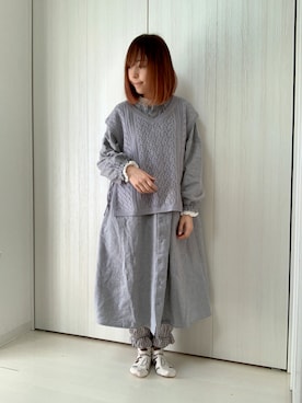 ちぃまゆちゃんさん（レディース・154cm）の冬コーディネート