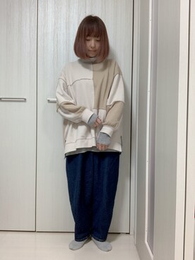 ちぃまゆちゃんさん（レディース・154cm）の冬コーディネート