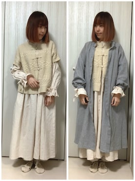 ちぃまゆちゃんさん（レディース・154cm）の冬コーディネート