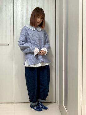 ちぃまゆちゃんさん（レディース・154cm）の冬コーディネート