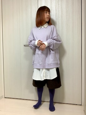 ちぃまゆちゃんさん（レディース・154cm）の冬コーディネート