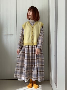 ちぃまゆちゃんさん（レディース・154cm）の冬コーディネート