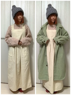 ちぃまゆちゃんさん(レディース・154cm)の冬コーディネート