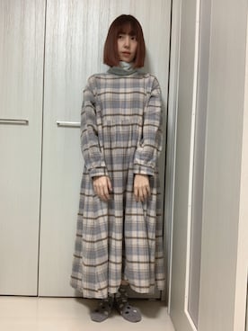 ちぃまゆちゃんさん（レディース・154cm）の冬コーディネート