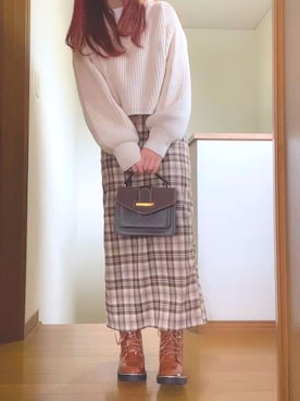 「epimi épimmy」｜まいさん（レディース・155cm）の冬コーディネート