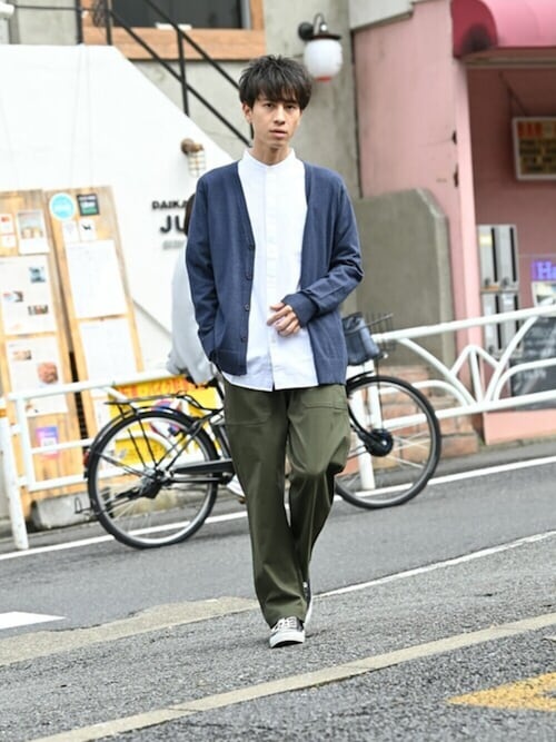マックハウスzozoスタイリスト メンズ Mac House Navyのシャツ ブラウスを使ったコーディネート Wear