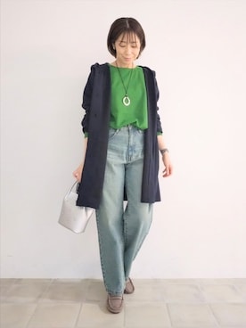 「アイテム（その他シューズ）」を使った、miomioさん（レディース・157cm）の秋コーディネート