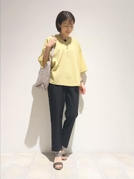 「SHOO・LA・RUE（シューラルー）のアイテム」を使った、miomioさん（レディース・157cm）の夏コーディネート
