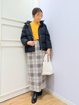 「ドルマン」｜「アイテム（ジャケット/アウター）」を使った、miomioさん（レディース・157cm）の秋コーディネート