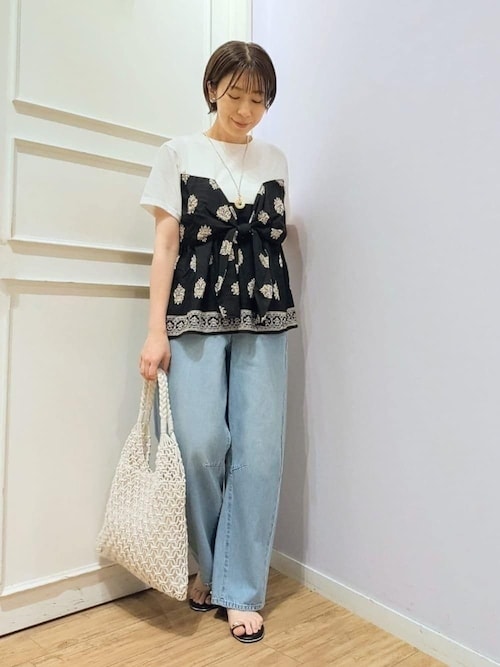 フランシュリッペ　Diary　ダイアリー　スカーフ　Ｔシャツ　FL5 フランシュリッペ Diary ダイアリー スカーフ Tシャツ FL5