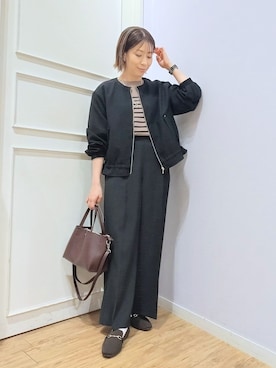 「SHOO・LA・RUE（シューラルー）のアイテム（その他パンツ）」を使った、miomioさん（レディース・157cm）の秋コーディネート