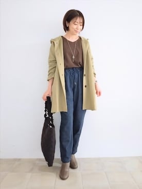 「SHOO・LA・RUE（シューラルー）のアイテム」を使った、miomioさん（レディース・157cm）の秋コーディネート