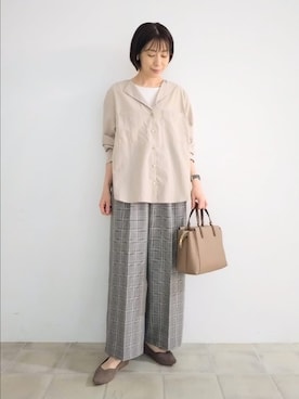 「SHOO・LA・RUE（シューラルー）のアイテム」を使った、miomioさん（レディース・157cm）の秋コーディネート