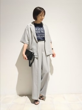 「アイテム（サンダル）」を使った、miomioさん（レディース・157cm）の夏コーディネート