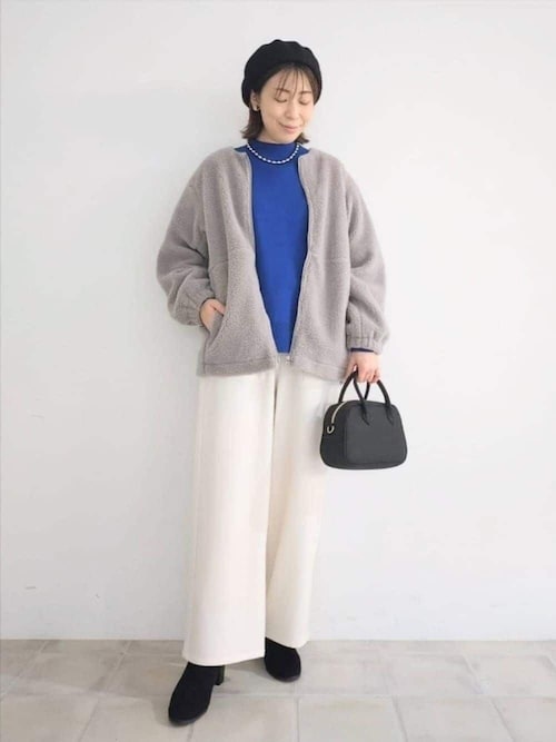 セール】【洗える/毛玉レス】表面がきれいなハイネックバックスリット