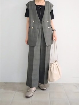 「アイテム（その他シューズ）」を使った、miomioさん（レディース・157cm）の夏コーディネート