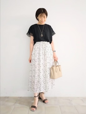 「通勤着」｜miomioさん（レディース・157cm）の夏コーディネート